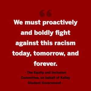 we must proactively and boldly fight against this racism today, tomorrow, and forever.